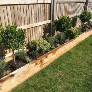 Raised garden bed ideas against the wall