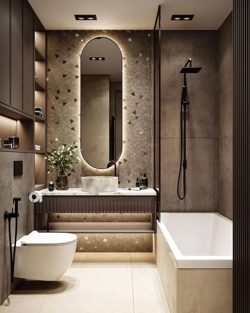 7 интересных идей для маленькой ванной комнаты • inTrends